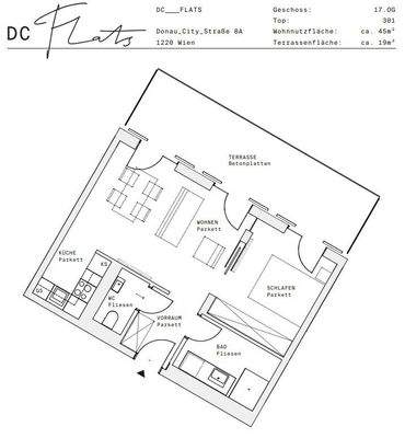 Plan_1220, Donau City S 8A_OG17_TOP 301