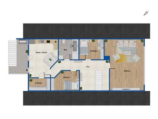 Grundriss Dachgeschoss