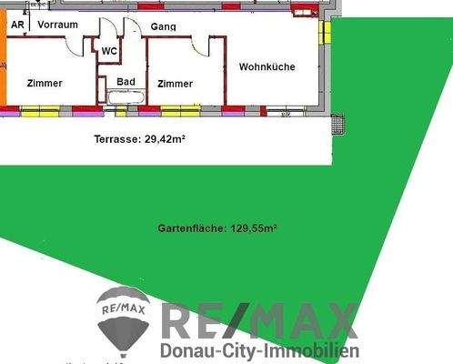 27 Planskizze Gartenwohnung ETW 3004