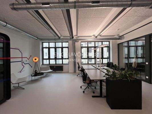 Beispielhafte Bürofläche