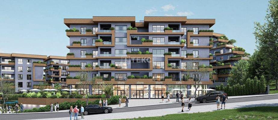 Apartments in a Complex with Pools in Bursa Nilüfer