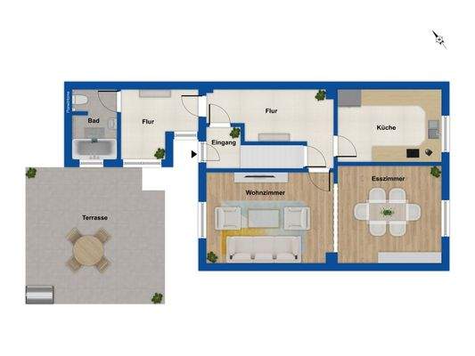 Grundriss Erdgeschoss