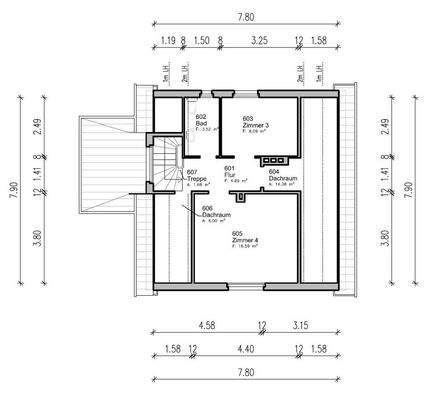 Grundriss Obergeschoss