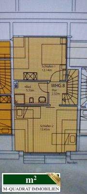 Grundriss Schlafbereich