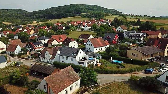 Panorama ins fränkische Land