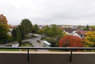 Aussicht vom geschützten Balkon