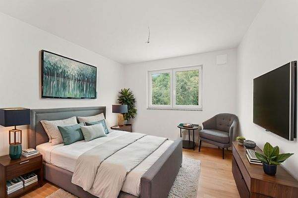 Schlafzimmer virtuelle Möblierung