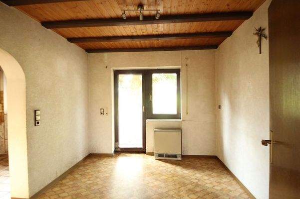 Esszimmer mit Zugang Grundstück