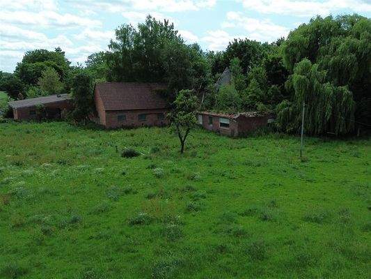 Seitenansicht Wohnhaus Abriss