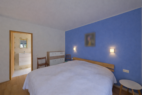 Schlafzimmer mit Bad en Suite