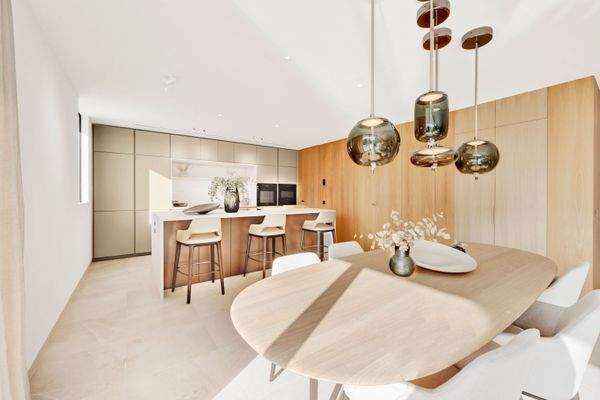 Kitchen and dining area in villa in Portals Nous 2