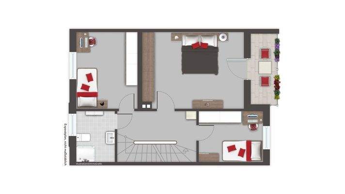 Grundriss Obergeschoss