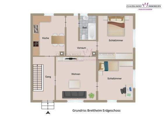 Grundriss Brettheim EG