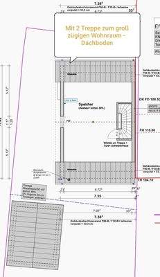 Grundriss DG und Speicher