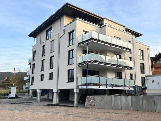 Ansicht vom Parkplatz