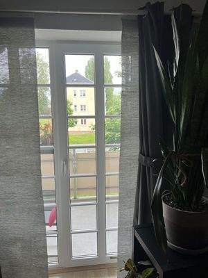 Blick auf den Balkon