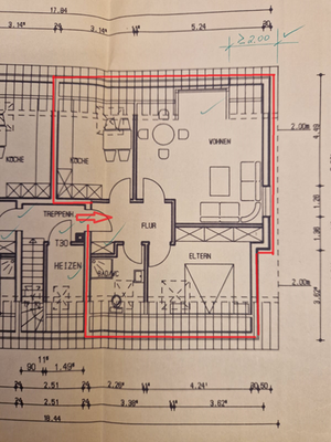 Grundriss DG-Wohnung rechts