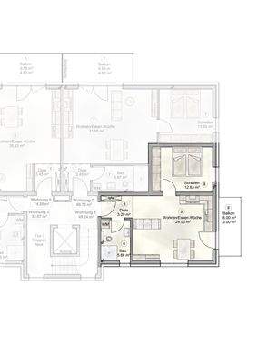 Grundriss Wohnung 8