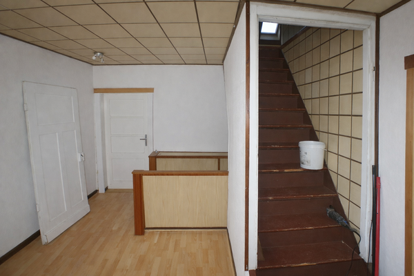 Treppe zum Dachgeschoss