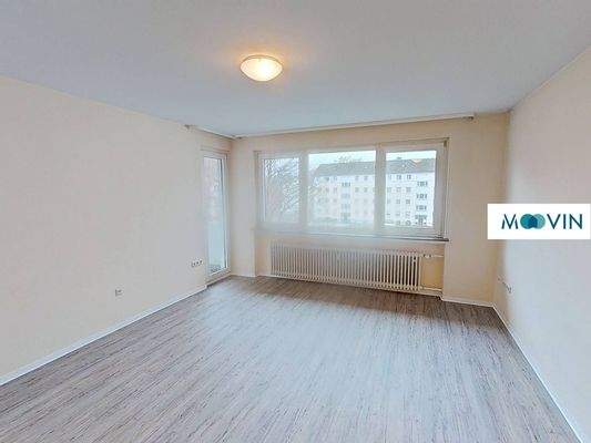 Ansicht II: Wohn- und Esszimmer