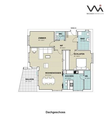 Grundriss Wohnung 8