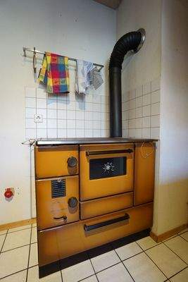 Holzofen in der Küche