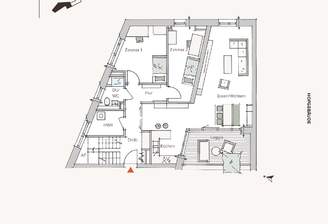 Grundriss 2. Obergeschoß