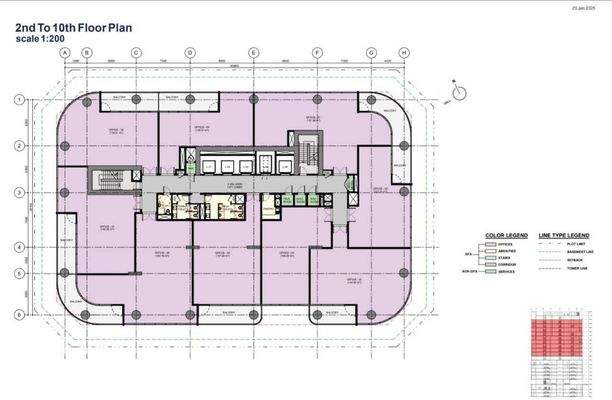 2nd Floor floor plan 