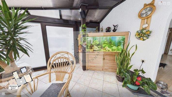 Wintergarten Ausgang Terrasse