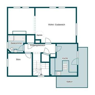 Grundriss Skizze 2.OG