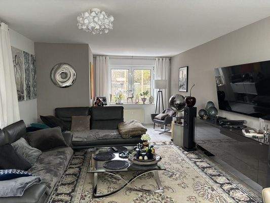 Wohnzimmer mit Erker