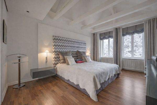 Gemütliches Schlafzimmer im Dachgeschoss