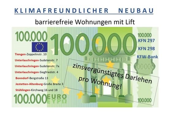 100.000 EUR zinsvergünstigtes Darlehen KFN 297/298