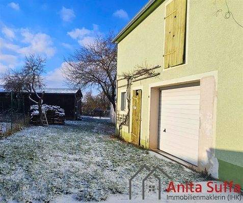 Grundstück nach hinten