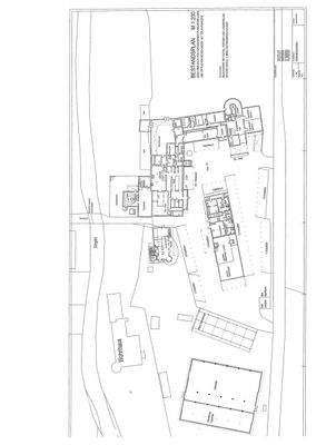 Bestandsplan Hotel, Restaurant, Kornstadel - EG