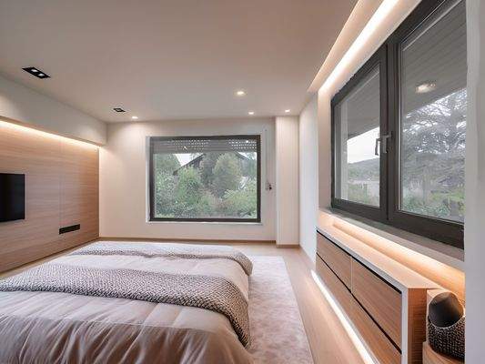 Homestaging  / Obergeschoss Schlafzimmer