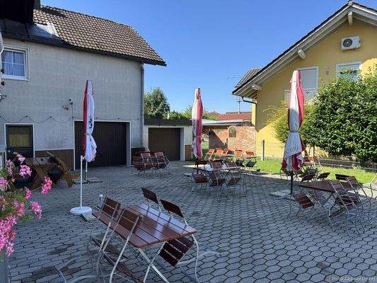 Biergartenfläche mit idealer Ausrichtung