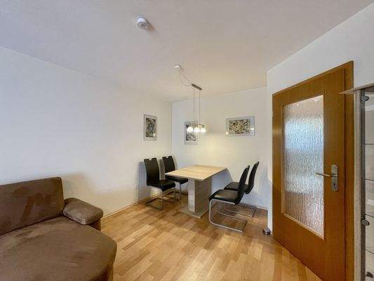 Essbereich im Wohnzimmer