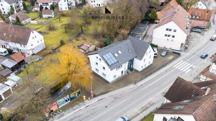 Außenansicht aus erhöhter Perspektive