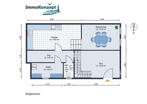 Grundriss Erdgeschoss