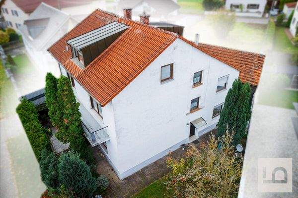 Hausansicht von oben