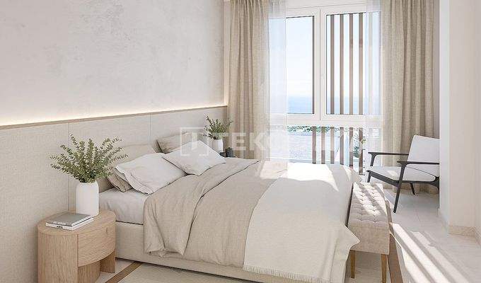 Sea View Townhouses with Private Garden in Mijas Malaga