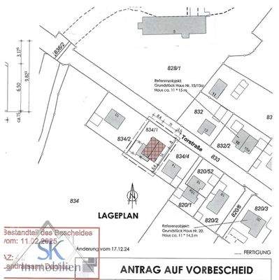 Antrag auf Vorbescheid