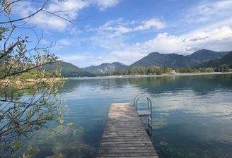 Badesteg  "nur ca. 100 Meter entfernt"