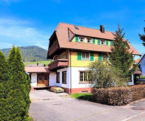 Ansicht mit Hofeinfahrt