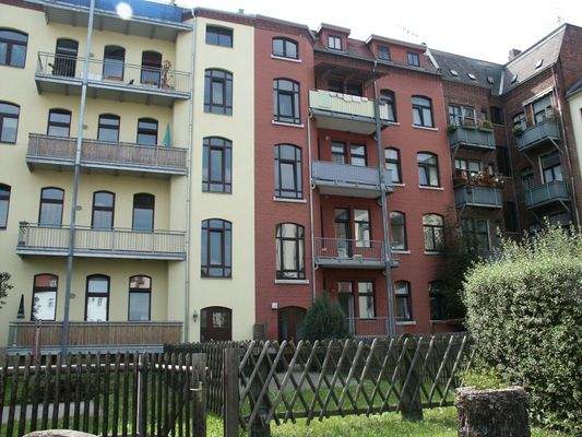 Rückansicht des Hauses