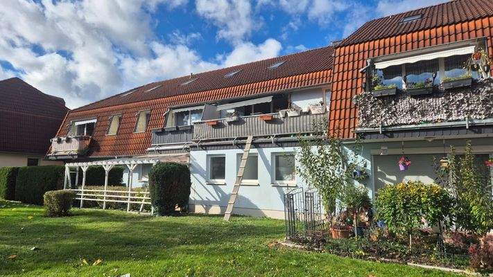 Anicht  Wohnhaus von der Grundstücksseite