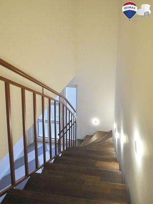 Treppenaufgang zum Obergeschoss