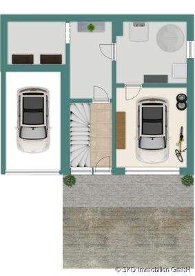 Grundriss-Skizze Erdgeschoss