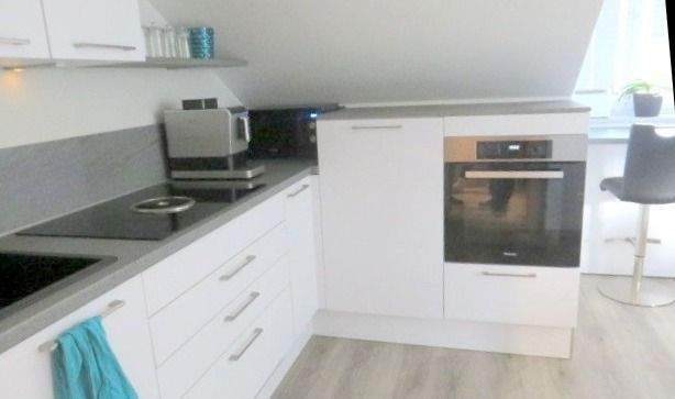 Einbauküche im Dachgeschoss